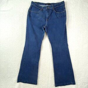 VTG Y2K Levi's The Original Jeans Women 16M Blue Bootcut Distressed Grunge 34x31